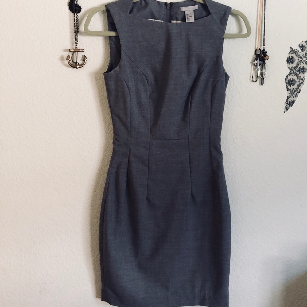 Gray Business Dress